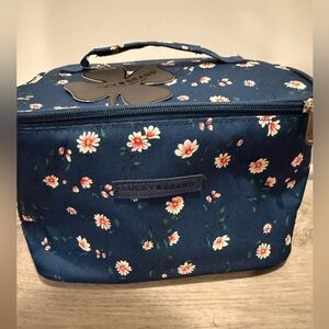 Lucky Brand Floral Lunch Box 12 can storage Bag
